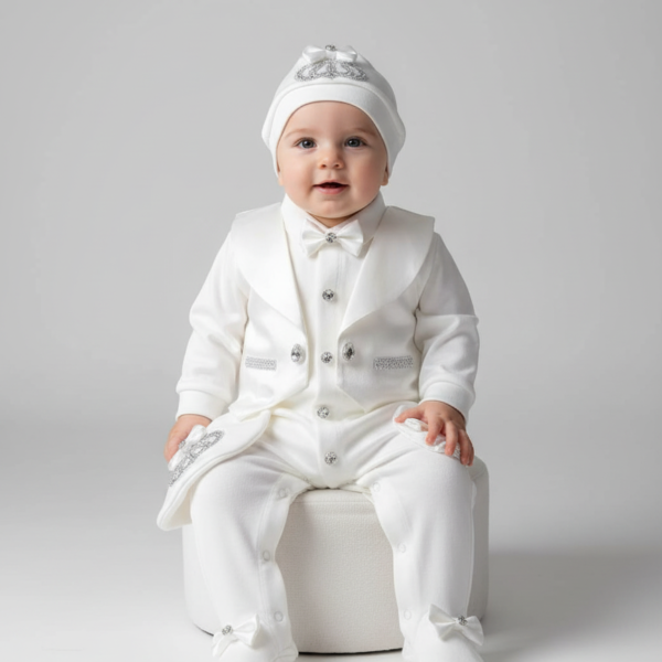 baby-photo افرول مع جاكيت ساتان 4 قطع