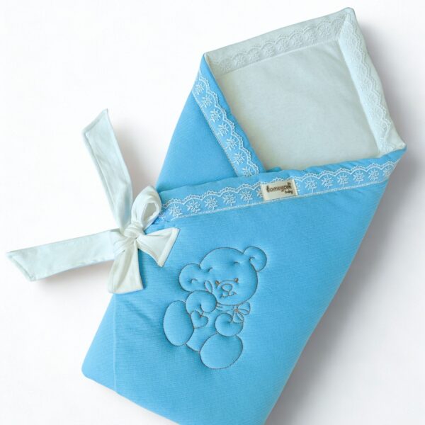 قنداق بيبي قطن مع ربطة