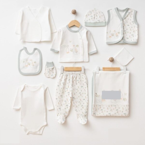 طقم مستشفى 10 قطع برسومات العاب قطن