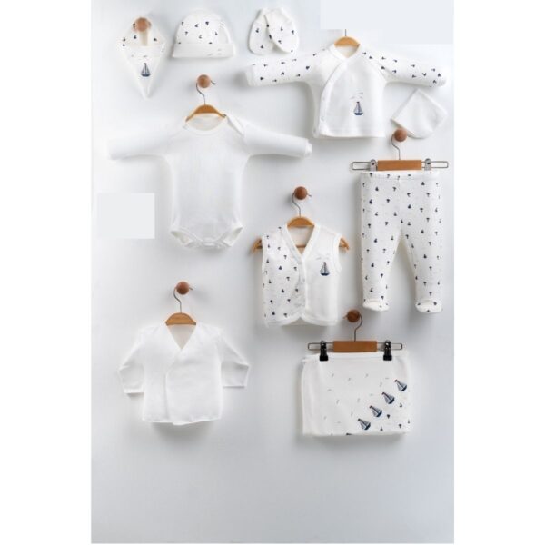 طقم مستشفى صبياني 10 قطع برسومات قوارب