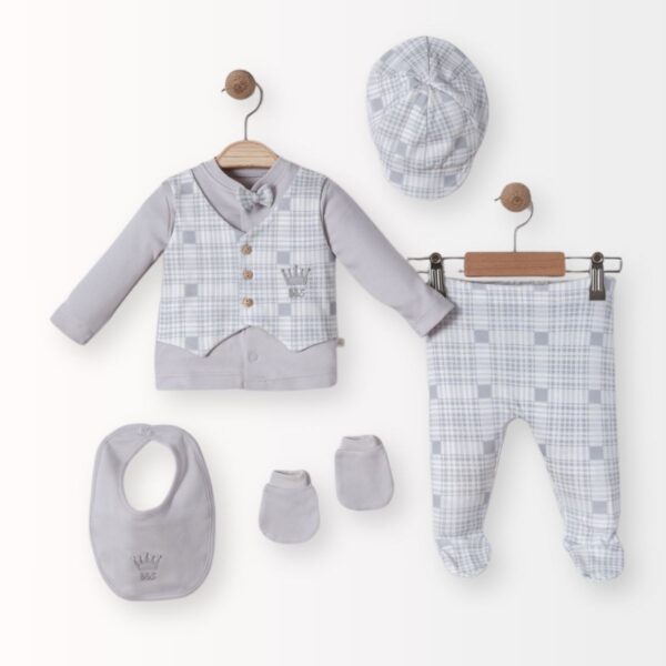 طقم صبياني رسمي تاج 5 قطع